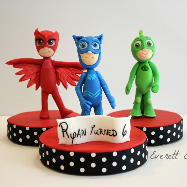 PJ Masks Cake Topper