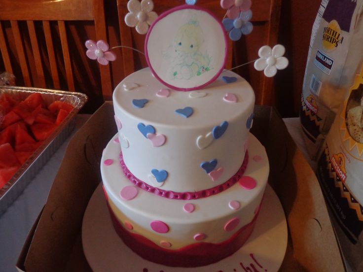 Precious Moments Baby Shower Cake Idea