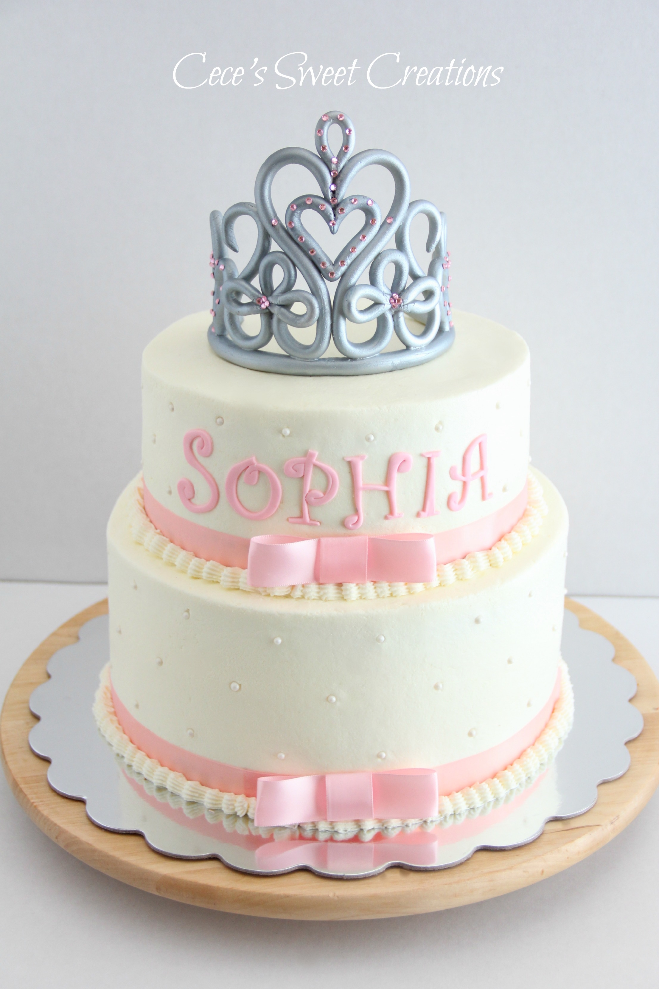 Princess Baby Shower Cake