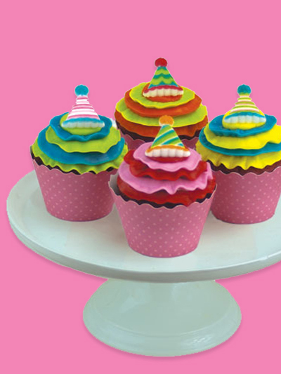 8 Photos of Cupcakes With Birthday Hats