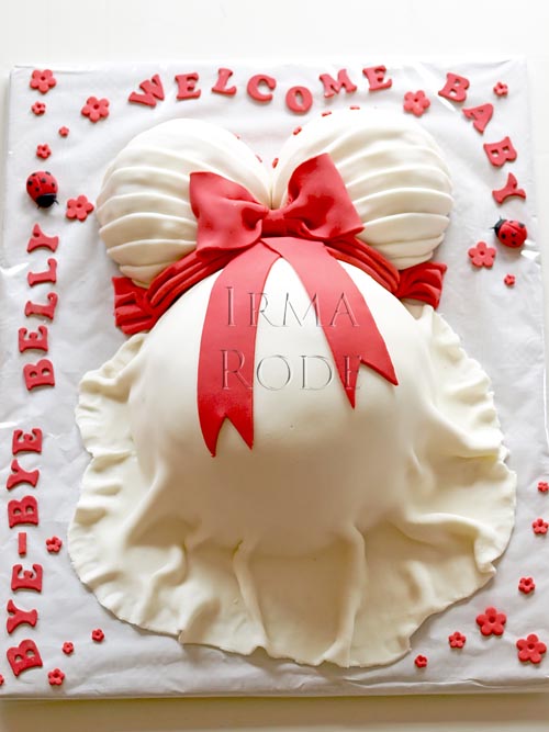 Red Velvet Cake Baby Shower