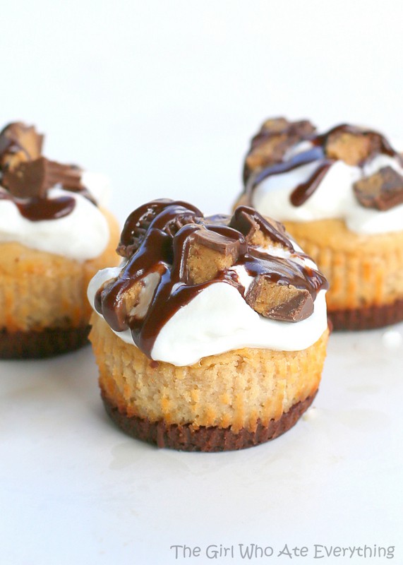 Reese's Peanut Butter Cup Mini Cheesecakes