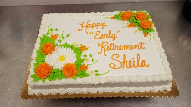 Retirement Cake