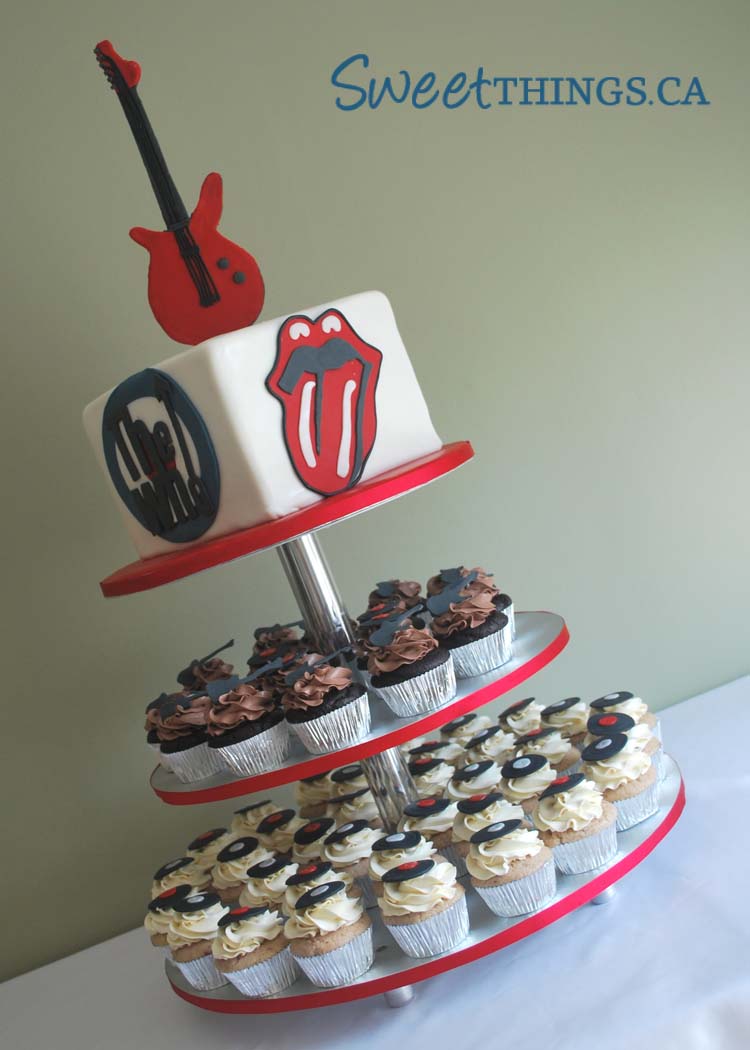 Rock'n Roll Birthday Cake