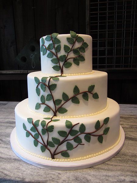 Rustic Tree Branch Cake