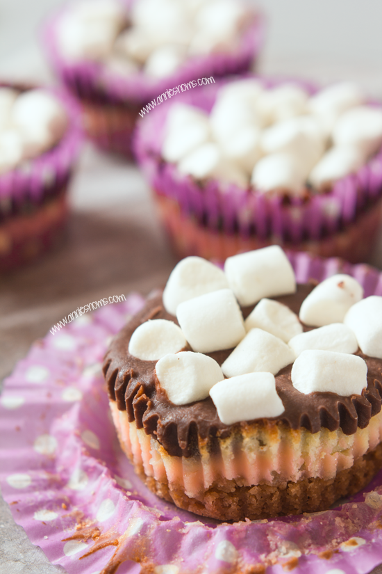 S'mores Mini Cheesecakes