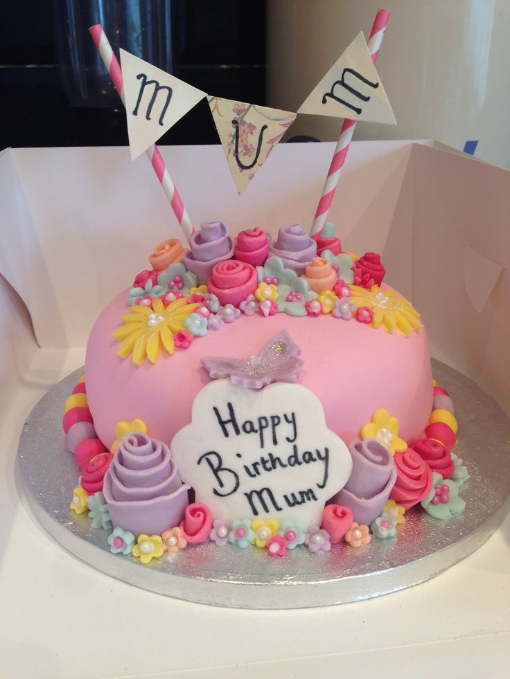 Shabby Chic Birthday Cake