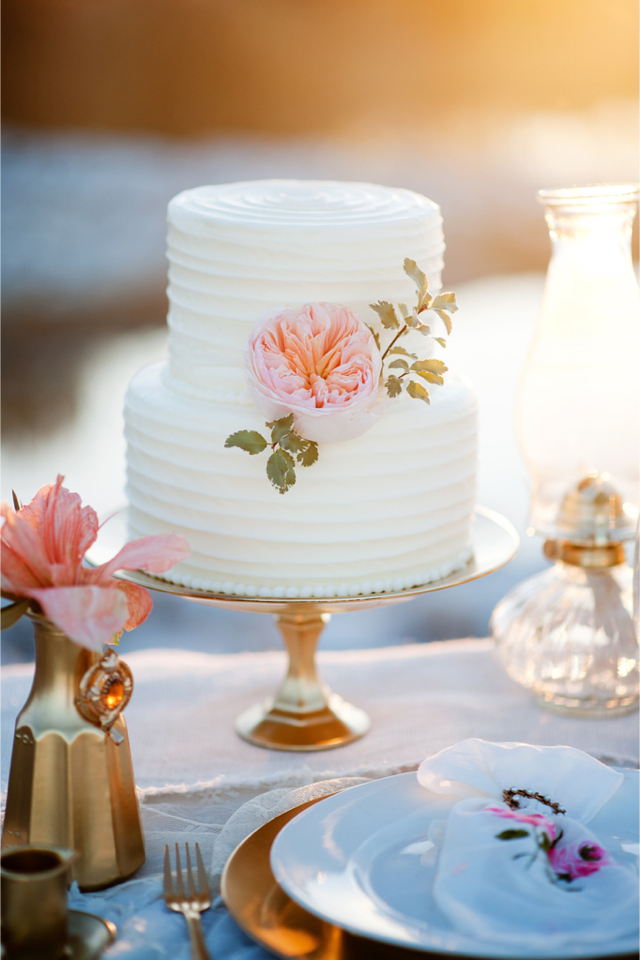 7 Photos of Simple Buttercream Wedding Cakes Designs