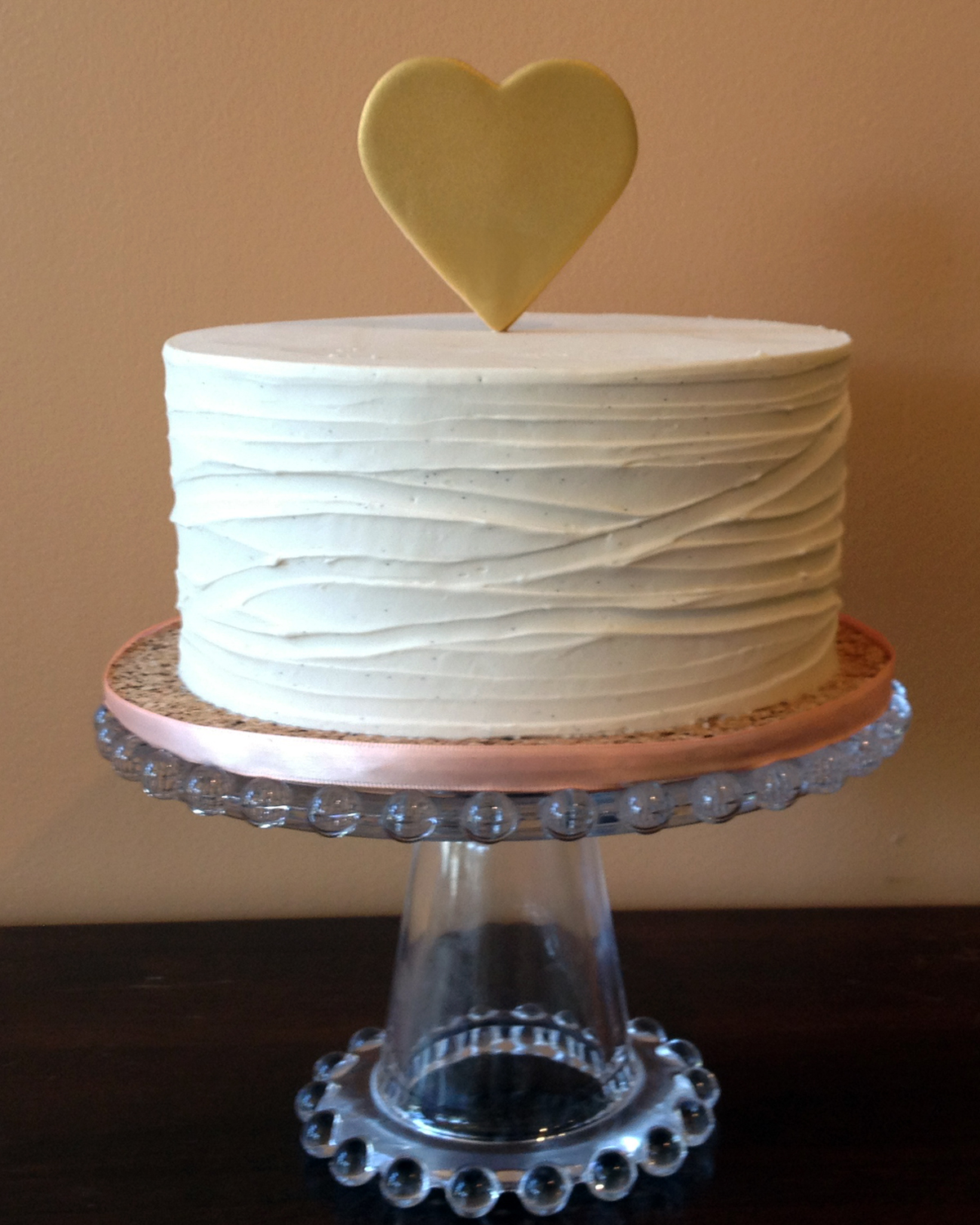 Simple Buttercream Wedding Cake