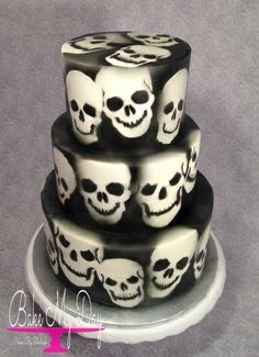 Skull Birthday Cake