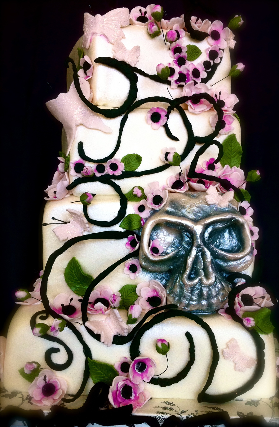 Skull Wedding Cake