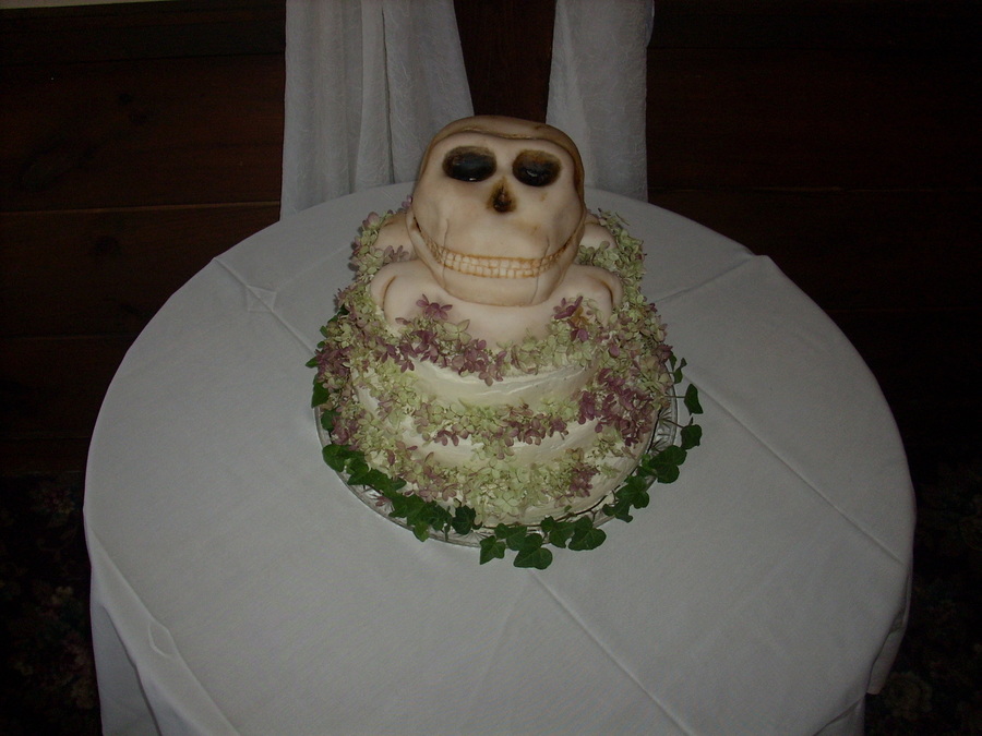 Skull Wedding Cake