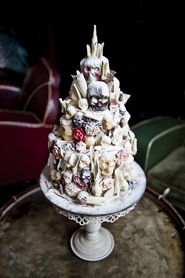 Skull Wedding Cakes Ideas