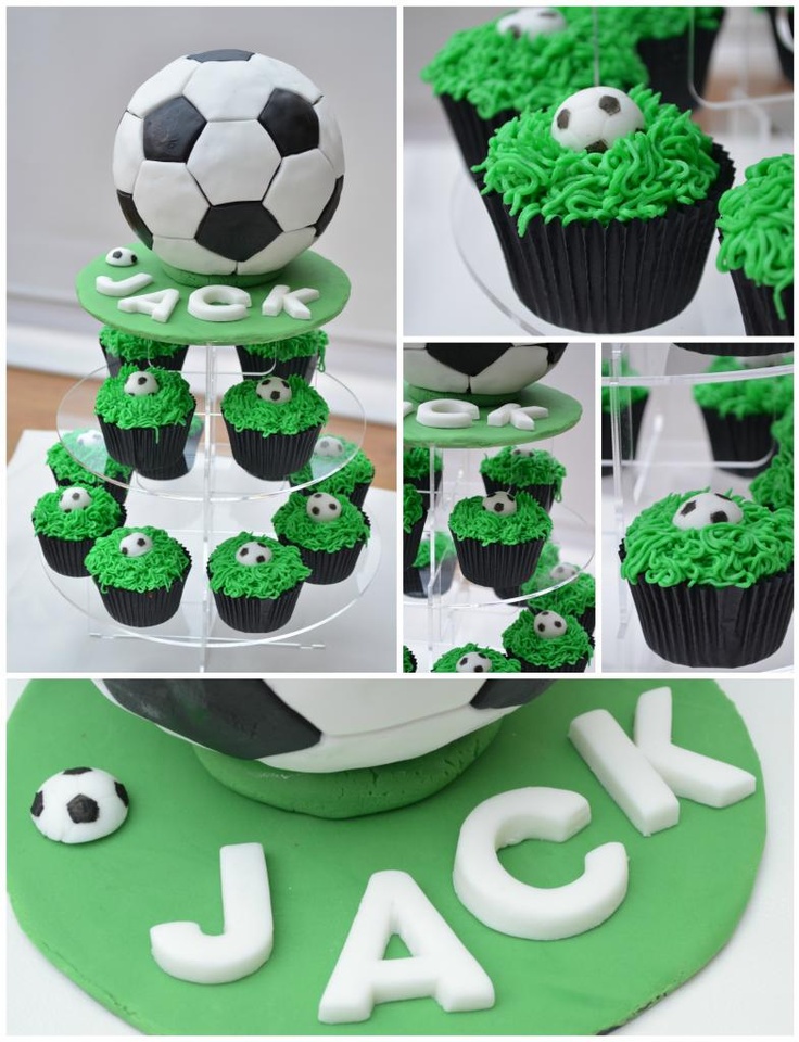 Soccer Football Birthday Cake