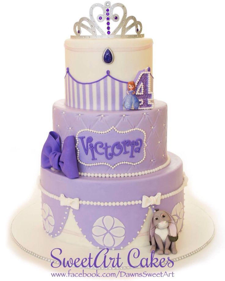 Sofia the First Birthday Cake Ideas