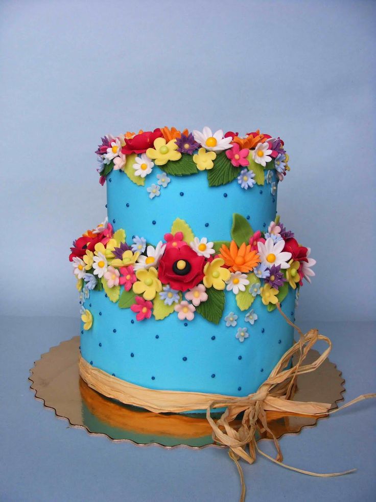 Summer Flowers Cake