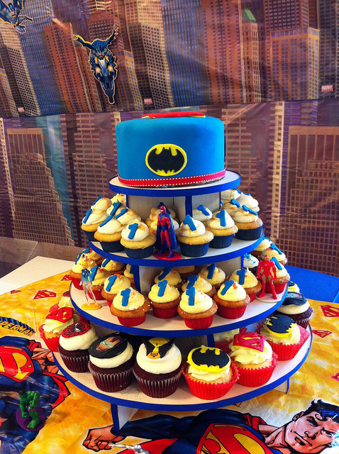 Superhero Birthday Cupcakes Ideas