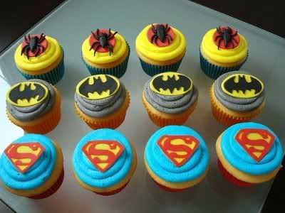 Superhero Cupcake Ideas