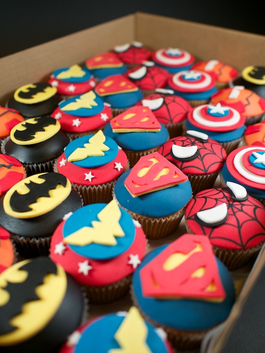 Superhero Cupcakes