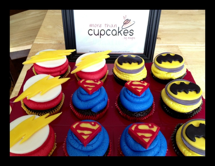 Superhero Cupcakes