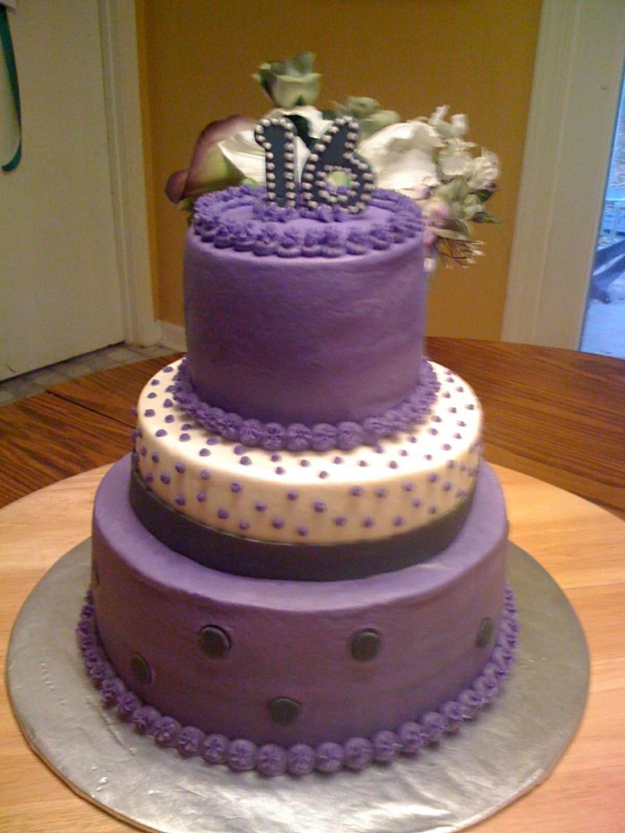 Sweet Sixteen Buttercream Birthday Cake