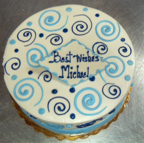 Swirls Sheet Cake