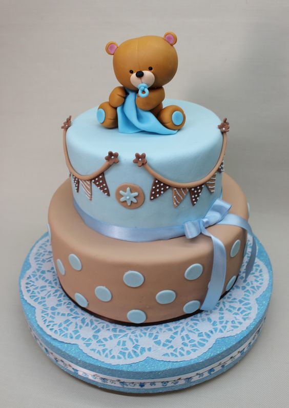 Teddy Bear Baby Shower Cake Ideas