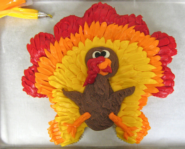 Thanksgiving Turkey Cakes and Cupcakes