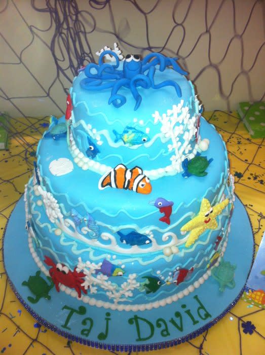 Under the Sea Baby Shower Cakes Girl