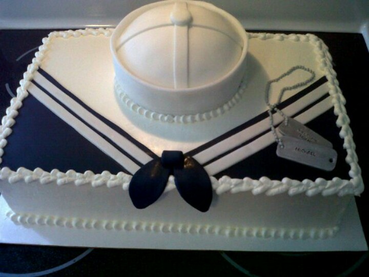 11 Navy Theme Sheet Cakes Photo Us Navy Cake Ideas United