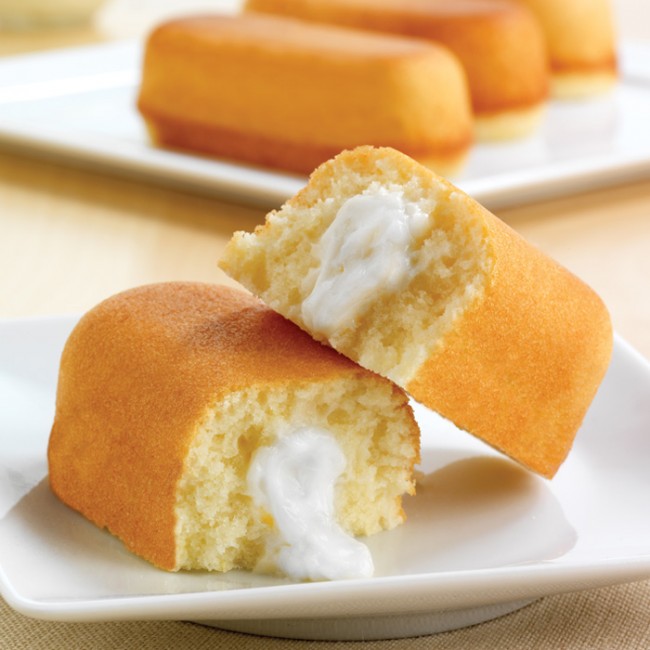 Vanilla Cake with Cream Filling