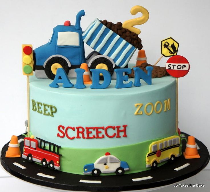 Vehicle Birthday Cake