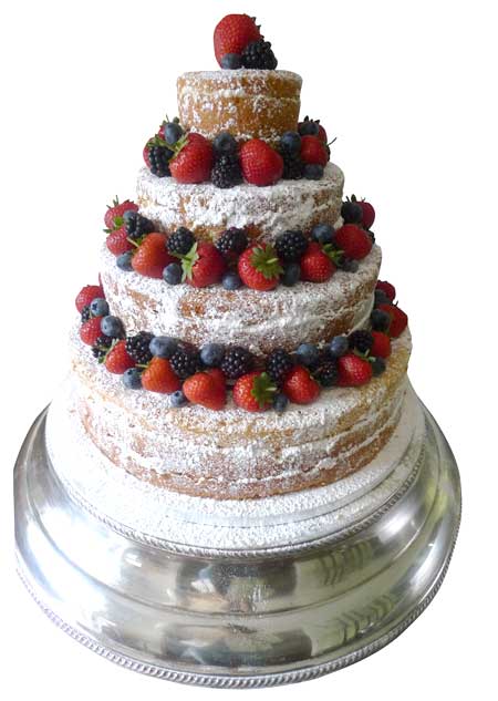 Wedding Cake with Fruit