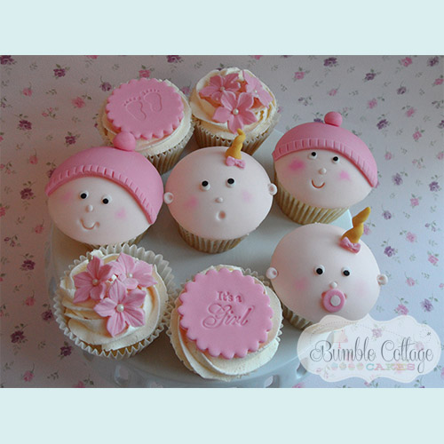 Welcome Baby Girl Cupcakes