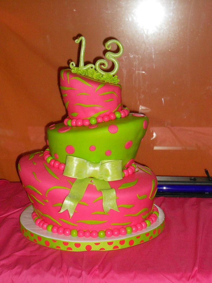 13th Birthday Cake