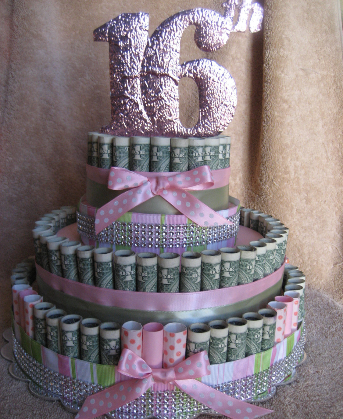 16th Birthday Cake Money