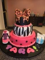 3 Tier Girl Birthday Cake