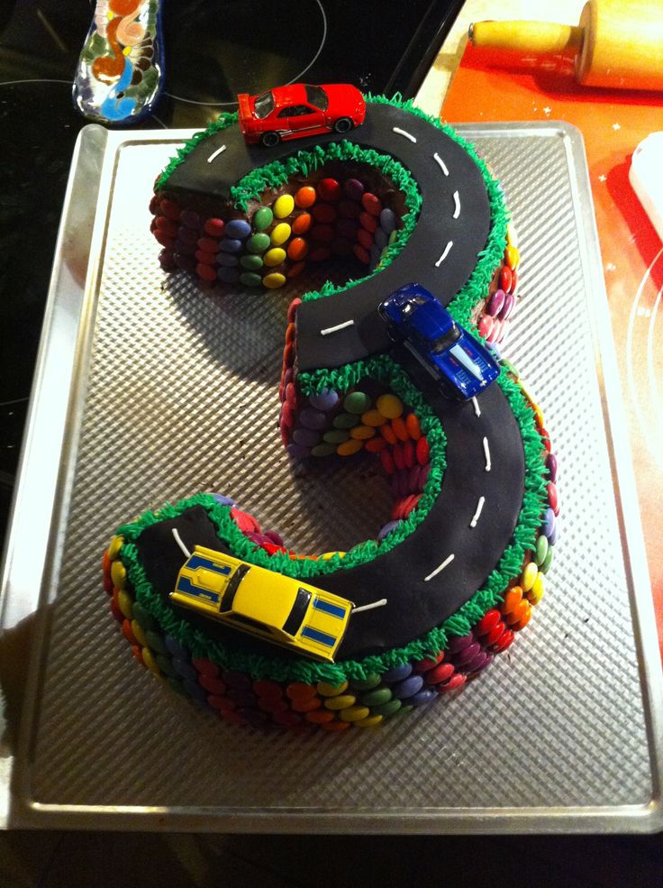 3 Year Old Boy Birthday Cake