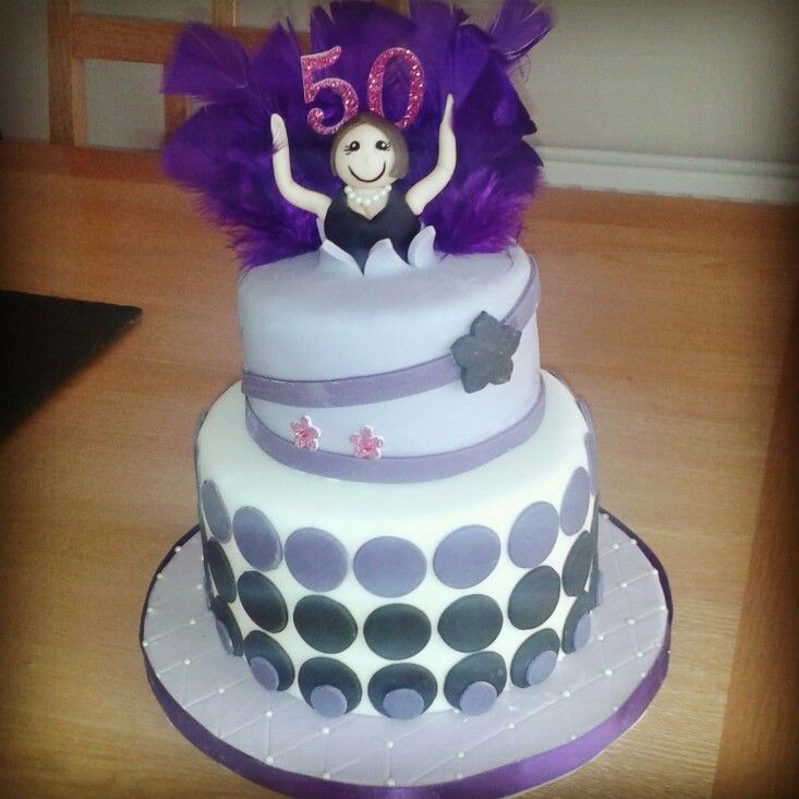 50th Birthday Cake Idea for Woman