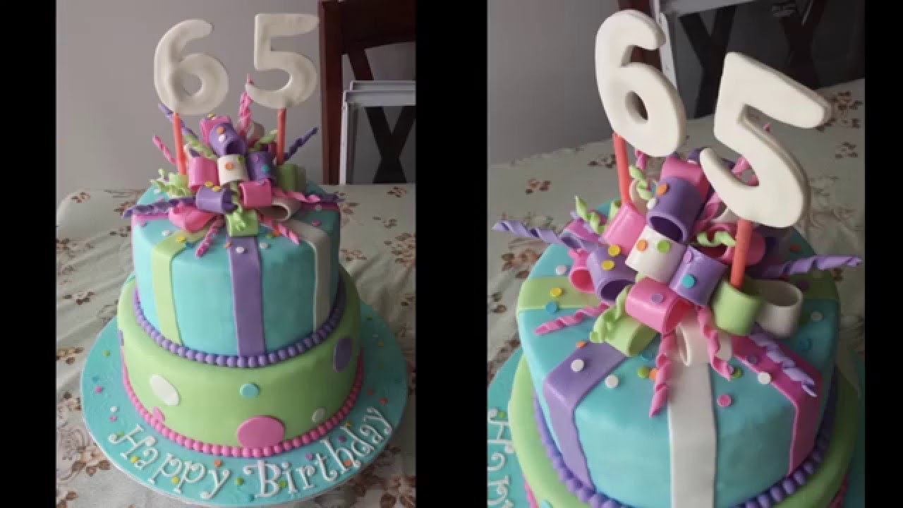 65th Birthday Cake