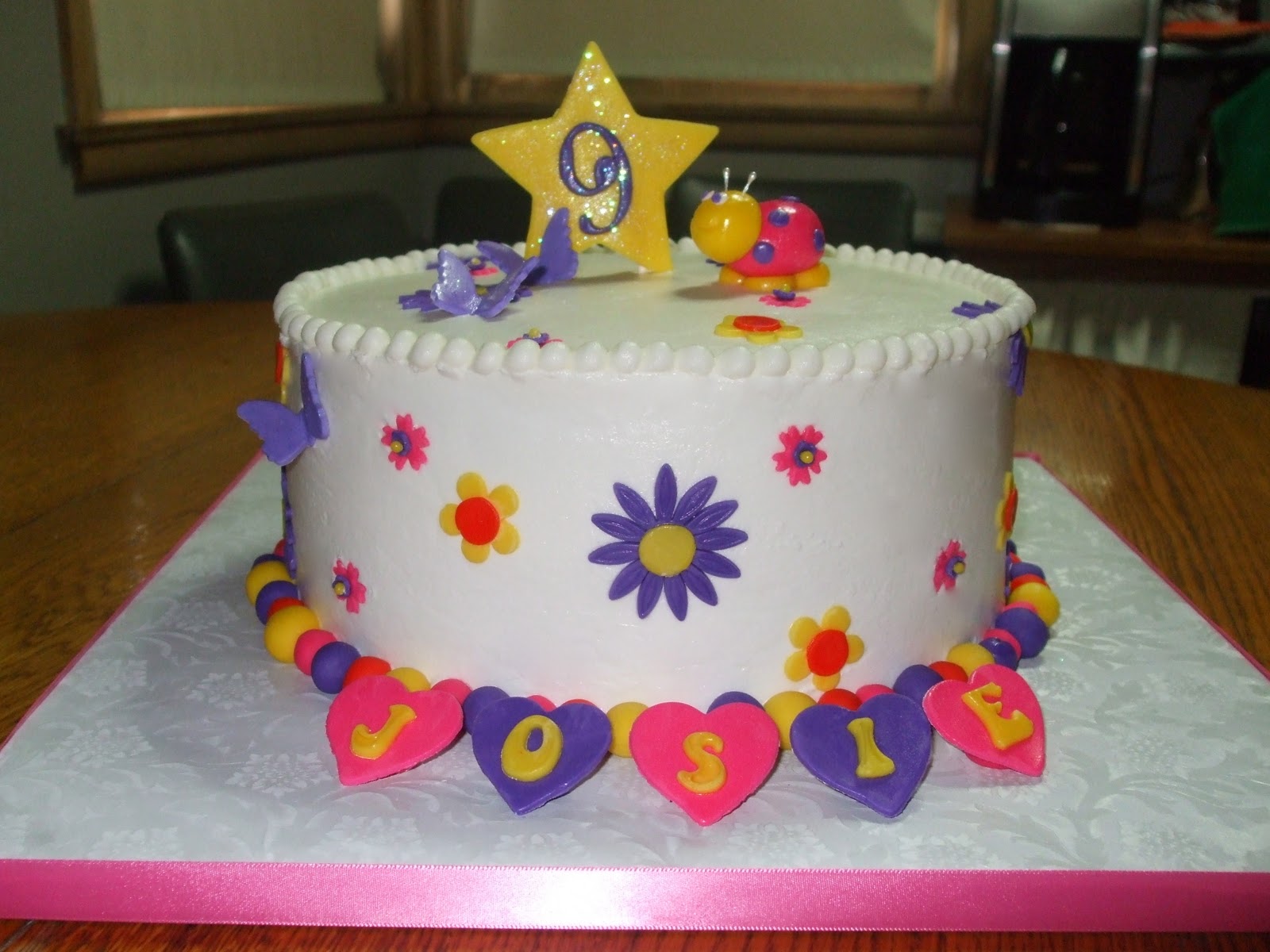 9th Birthday Girl Ideas Cake