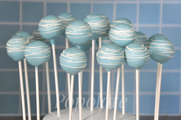 Baby Blue Cake Pops