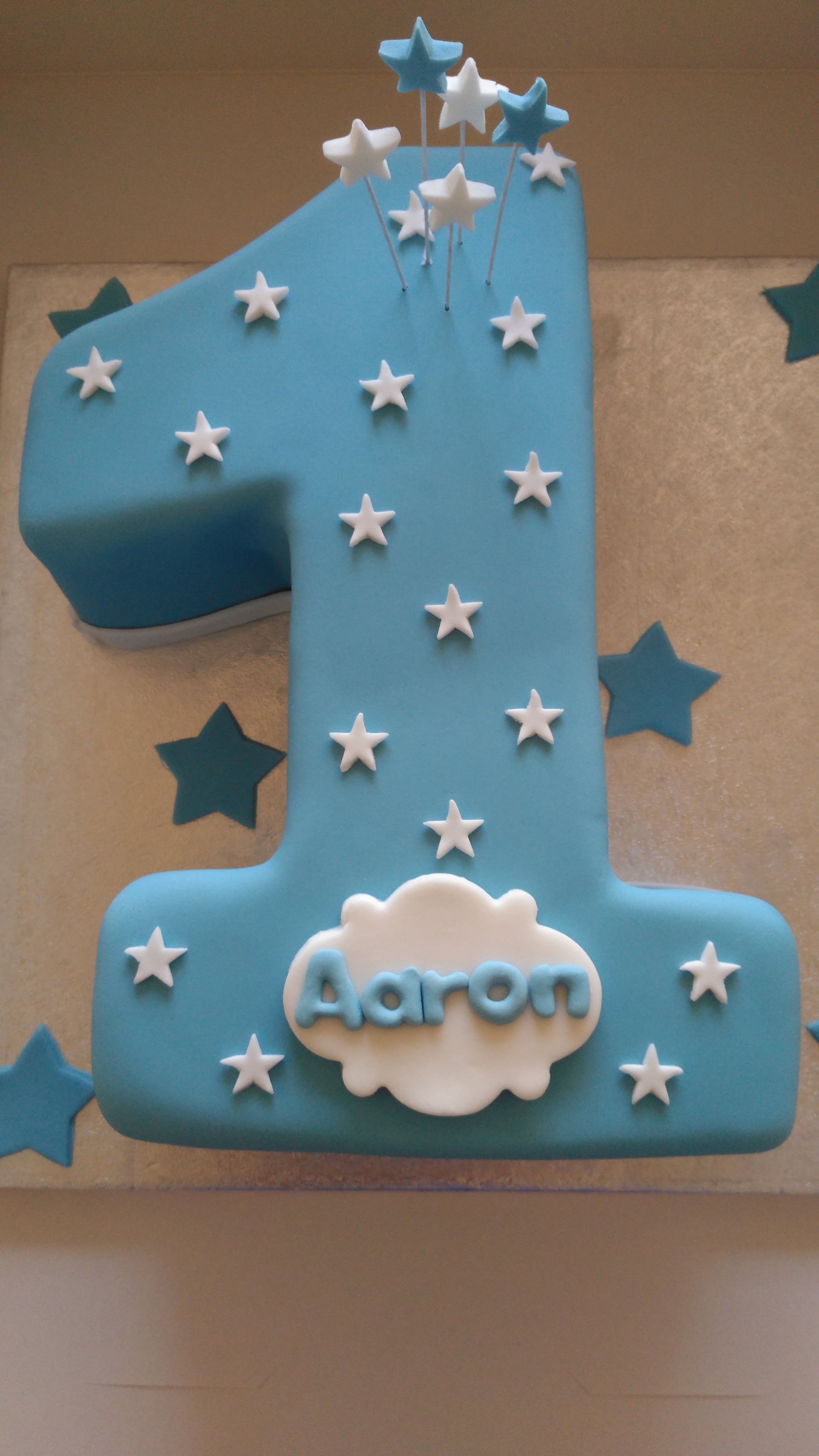 Baby Boy 1st Birthday Cake