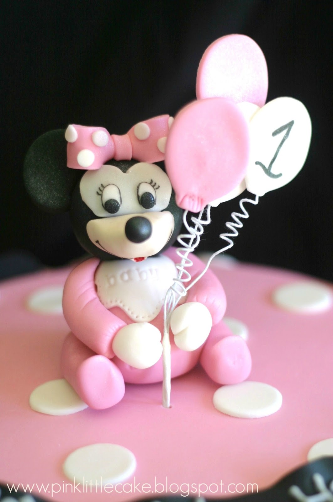 Baby Minnie Mouse 1st Birthday Cake