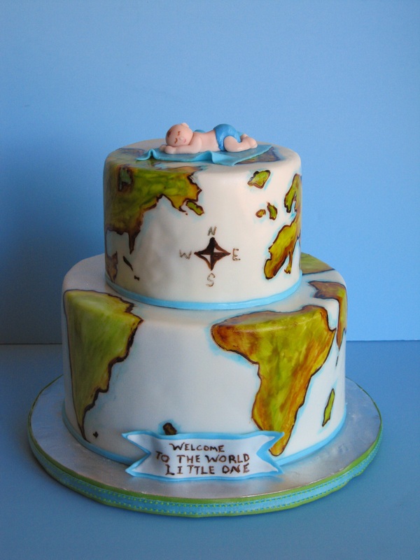 7 Photos of Adventure Begins Baby Shower Cakes