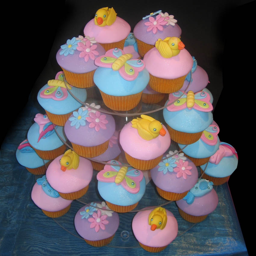 Baby-Themed Cupcakes