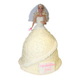 Barbie Bride Doll Cake