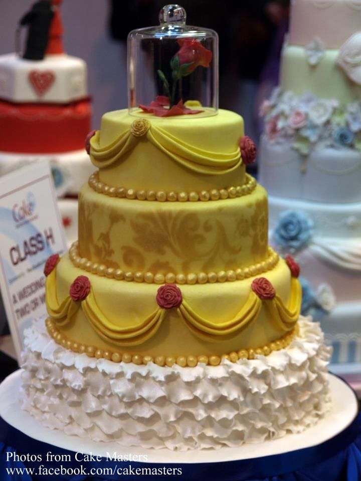 Beauty and the Beast Wedding Cake Ideas