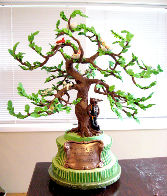 Birthday Cakes with Trees