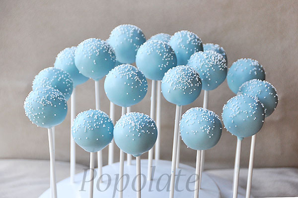 Blue Baby Shower Cake Pops